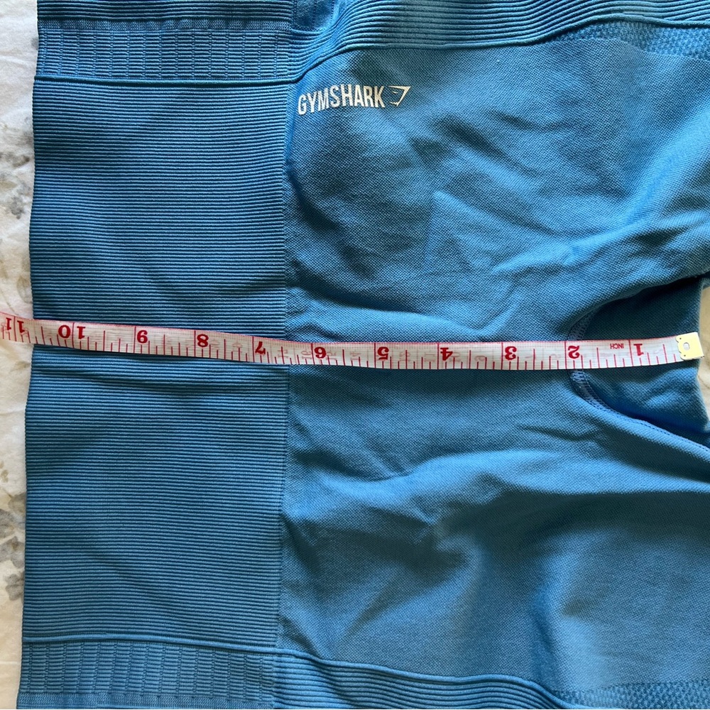 Gymshark: Blue Leggings with Cutout Detailing: Size S - Picture 8 of 8